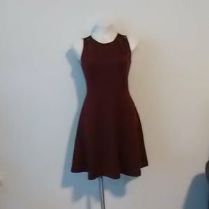 Red maroon dress